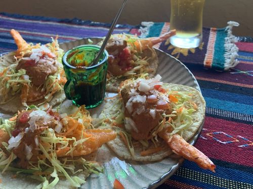 移住者が経営するメキシカンCafeでランチをします。