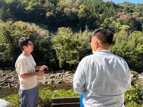 集落の方との対話