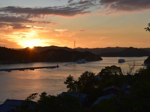 瀬戸内の夕陽は幻想的。毎日違う夕焼けに出会えます！