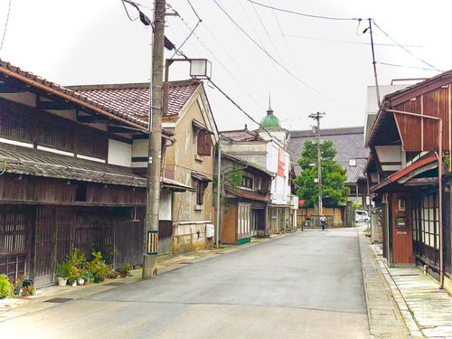 交流会の会場となる町の一角