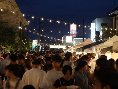 黒磯駅前を拠点にしたまちのコミニュニティイベント「黒磯日用夜市」