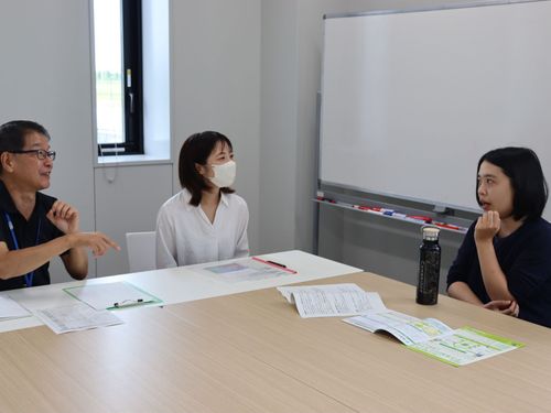 制度の紹介の他、高島市職員も1高島市民として親身に相談に乗っています