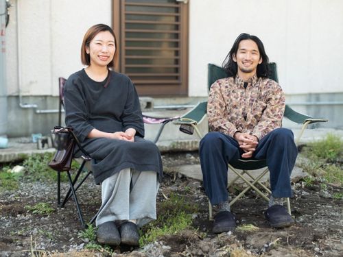 ご自宅の前で（DIYでリフォーム中です。）