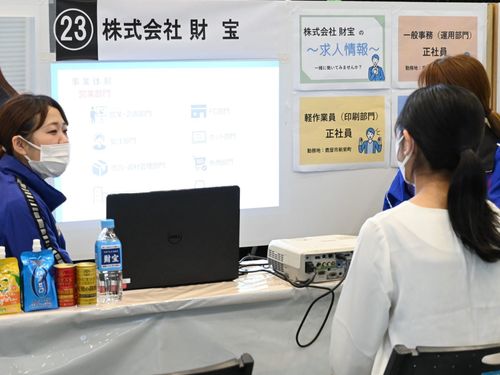 企業の担当者さんとじっくりお話ができる貴重な機会です