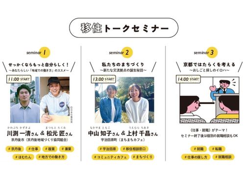 今年の移住トークセミナーは3本立て！