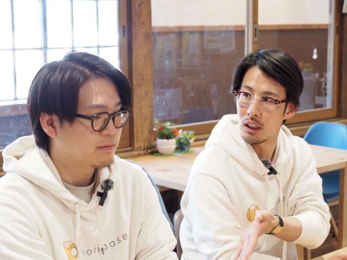 一般社団法人motibase 和泉さん（右）・藤井さん（左）