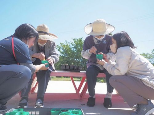 福祉事業所で働く大人の島留学生