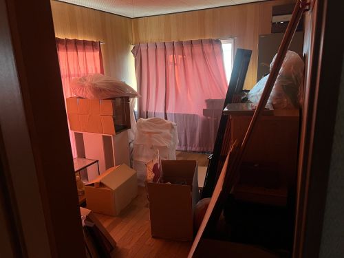 部屋の片づけ