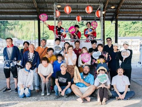 準備は地元の方々も参加！