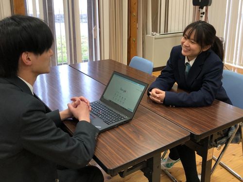 面談の様子