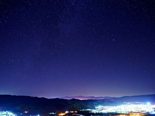 上金剛山からの夜景