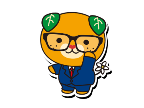 みきゃん扮するまじめ課長が移住相談に乗ってくれます（えひめ移住ネットより）