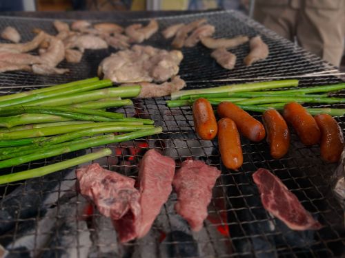 サプライズお裾分けは、とれたてのアスパラ！