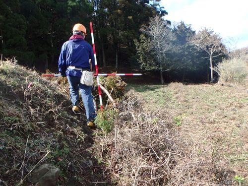 隠岐島前森林復興公社の仕事の様子