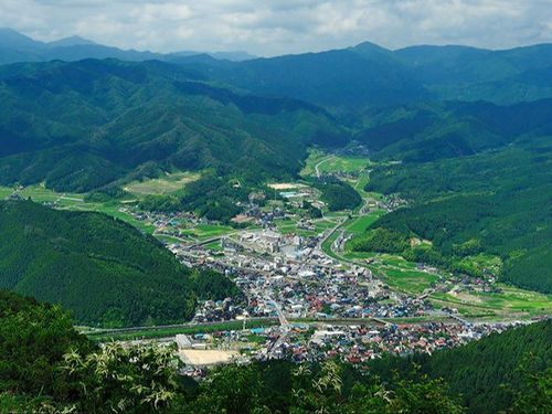 自然豊かな智頭町