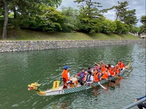 初めて経験！ドラゴンボート、気持ちいい！