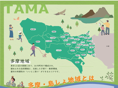 【多摩地域】豊かな自然環境と子育て・教育・利便性のいいとこ取りができるエリアです