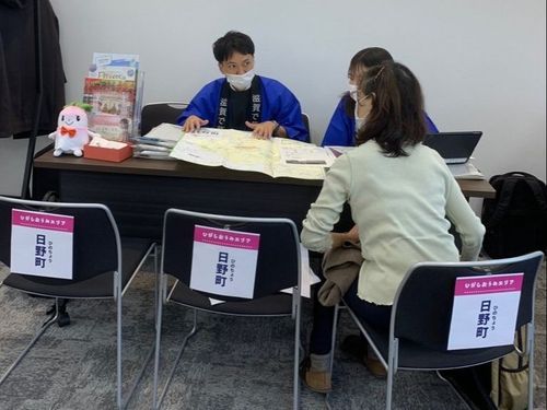 大阪で開催された移住フェアのようす