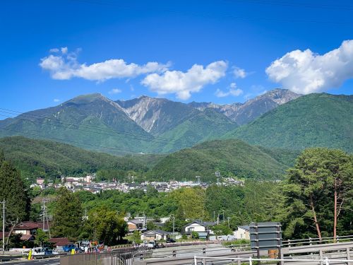 山に抱かれた暮らし