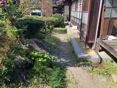 改修前の敷地の様子