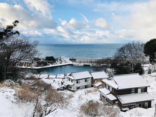 越前地区の写真（冬）