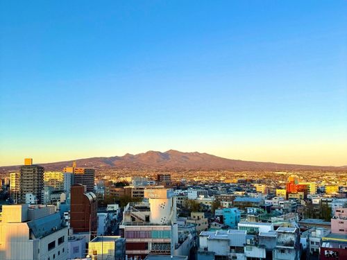 山も街もある前橋。
