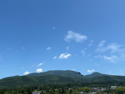 道の駅ばんだいからみえた景色。