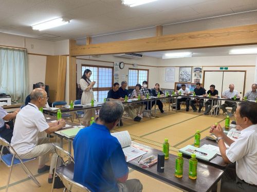 集落支援員はこのように地域の皆さまの会合にも参加します