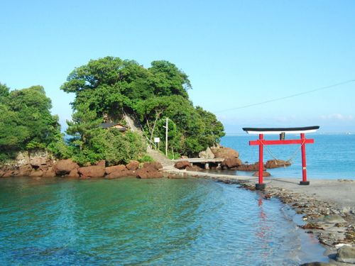 海の上の神社 荒平天神