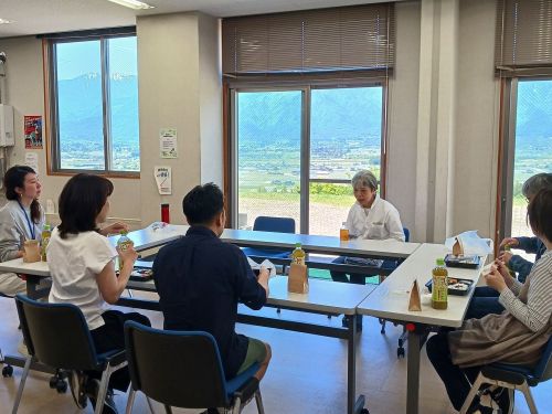 定住アドバイザーと昼食、気になることはなんでも聞いてみよう！