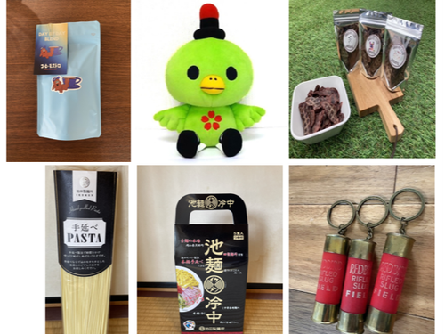 特産品が並ぶ「おかやまマルシェ」