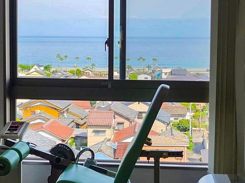 紀南病院から見えるオーシャンビューは開放的な癒しの絶景🏝️