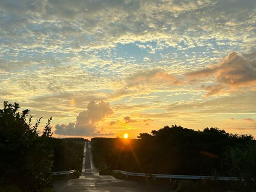何でもない日常の夕陽
