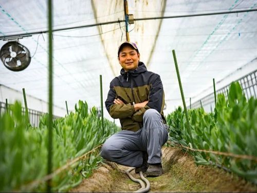 受入先農家の廣野さんです！