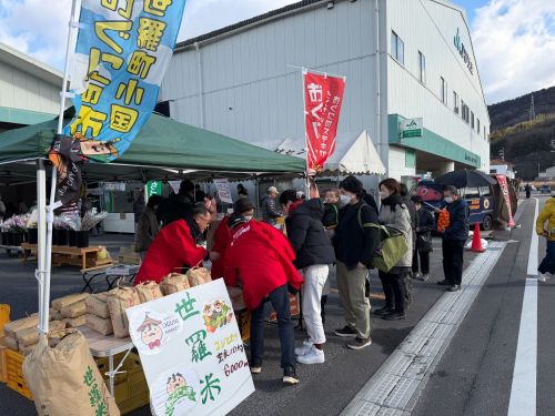 イベントでのお米販売