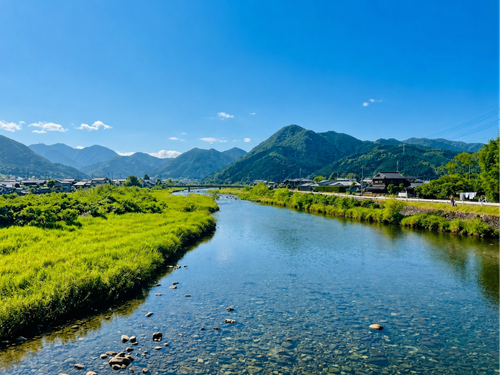 清流市川とともにある、神河町の暮らし。