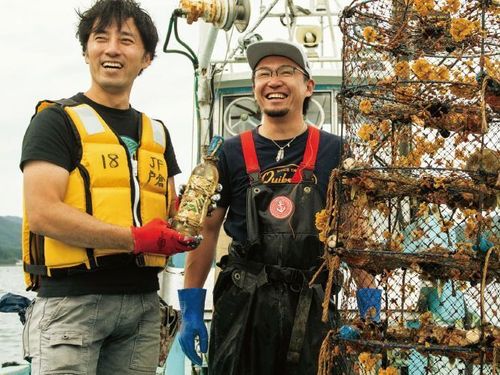 南三陸ワイナリー　先輩移住者　佐々木道彦さん（左側）と交流&ランチ🍷