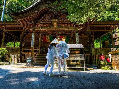四国八十八ヵ所霊場の㉟清瀧時 ㊱青龍寺があり、お遍路さんは必ず通る「土佐市」
