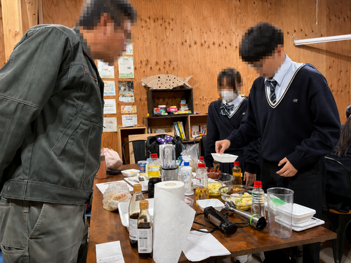 伴走者の方との試作で一緒にあーだこーだ。