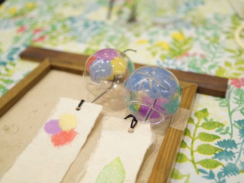 神代和紙で作る風鈴。夏の思い出作りに是非！