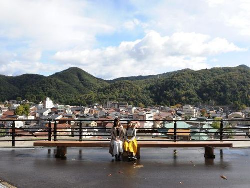 山中温泉の街並み