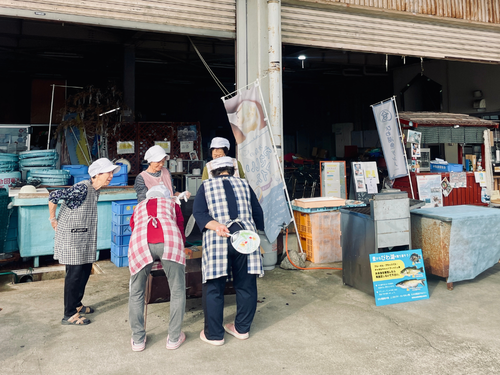 沖島では湖島婦貴の会のみなさんも取材させていただきました。