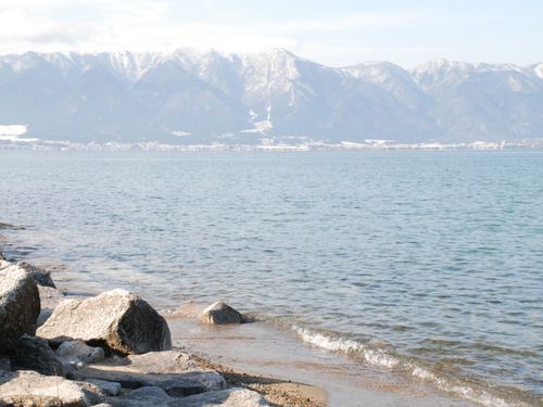 冬の琵琶湖