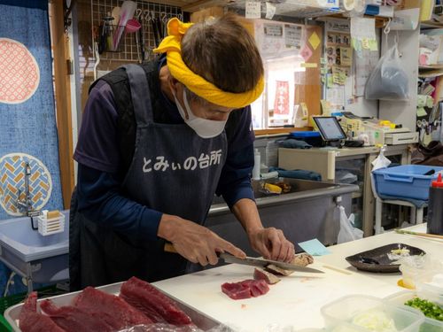 店主は、元・鰹一本釣りの漁師という経歴