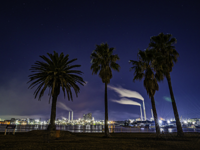 周南市　工場夜景