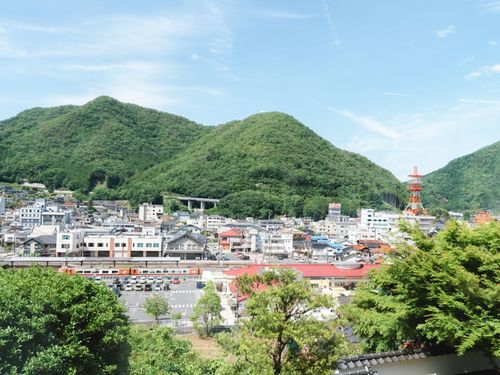 活動拠点となる新見駅周辺