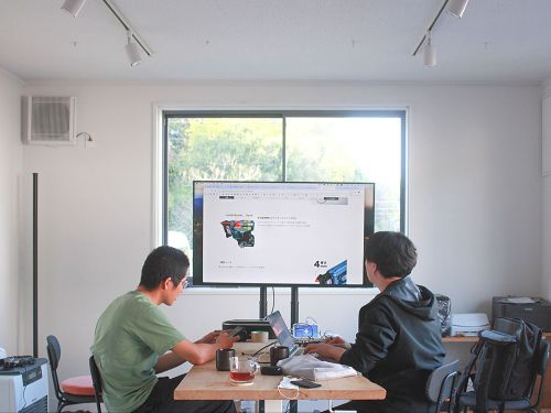 社内ミーティングの様子