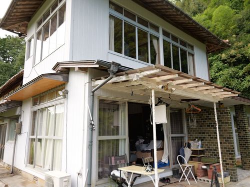 現在改修中の古民家