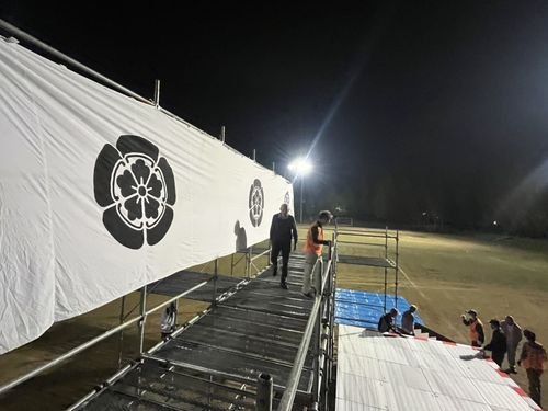 地域イベント準備の様子
