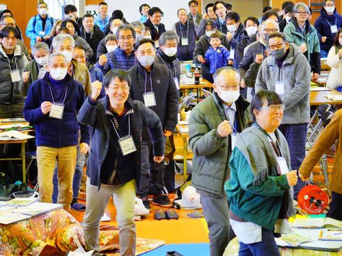 昨年度のようす。地域づくりに関わるあらゆる人が一堂に会します